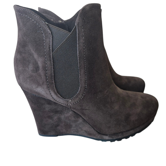 Vaneli Jara Wedge Suede Bootie Size 10 New - Picture 3 of 8